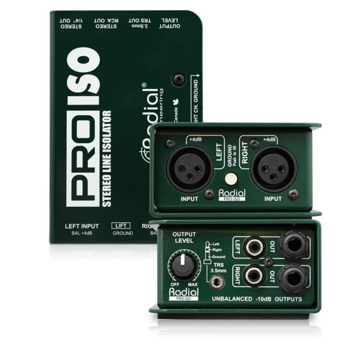 Radial Engineering Pro Iso - Stereo line isolator