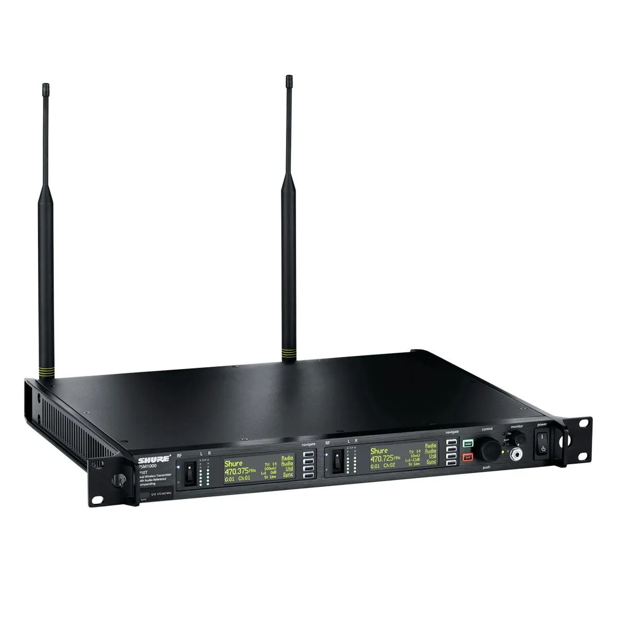 Shure P10T PSM 1000 Trasmettitore 2ch J8E (554-626 MHz)